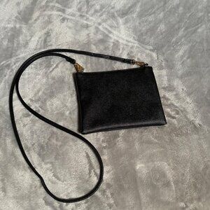 Amelie cute, simple, minimal, adorable, pretty, everyday black cross body bag
